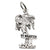 St. Maarten Palm W/Sign charm in 14K White Gold hide-image