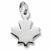 Maple Leaf charm in Sterling Silver hide-image