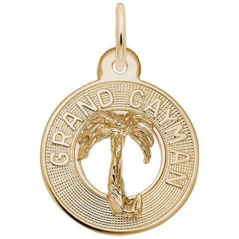 Cayman Islands Charm in Yellow Gold Plated