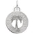 Cayman Islands Charm In 14K White Gold