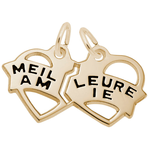 Meilleuri Amie Charm In Yellow Gold