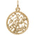 Estes Park Charm in Yellow Gold Plated