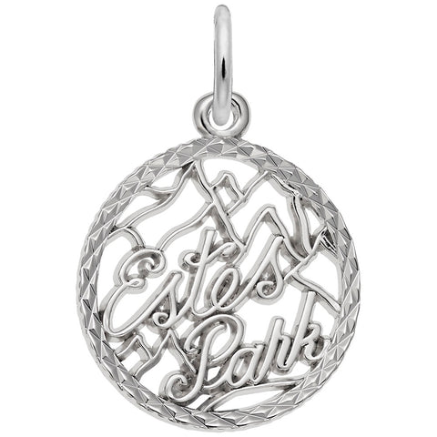 Estes Park Charm In Sterling Silver