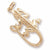 Iguana charm in Yellow Gold Plated hide-image