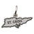 St. Croix Map W/Border charm in 14K White Gold hide-image