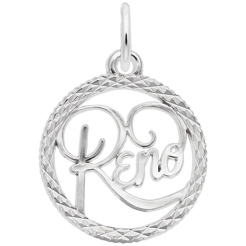 Reno Charm In Sterling Silver