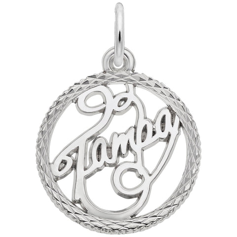 Tampa Charm In Sterling Silver