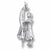 Colorguard charm in 14K White Gold hide-image