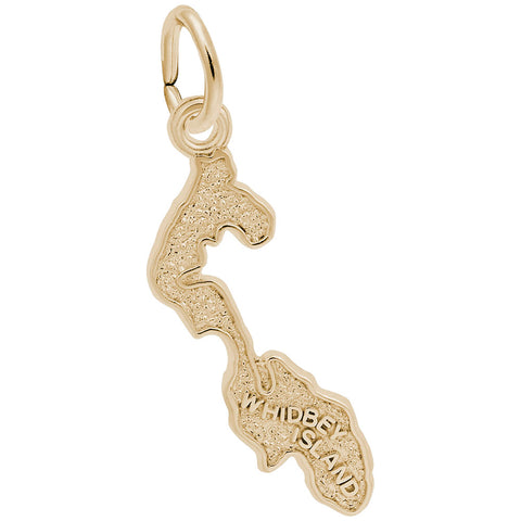 Whidbey Island Charm In Yellow Gold