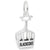 Whistler Gondola Charm In Sterling Silver