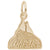 Whistler Mountain Charm In Yellow Gold