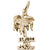 St. John Palm W/Sign charm in Yellow Gold Plated hide-image