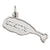 St. Kitts Map charm in Sterling Silver hide-image