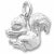 Squirrel charm in Sterling Silver hide-image