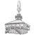 Lt House Bocagrand, Fl Charm In Sterling Silver