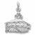 Lt House Bocagrand, Fl charm in Sterling Silver hide-image