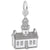 Pt Loma,Ca Lighthouse Charm In Sterling Silver