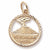 Mt. St Helens charm in Yellow Gold Plated hide-image