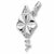 Kite charm in 14K White Gold hide-image