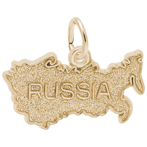 Russia Charm in Yellow Gold Plated