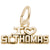 St.Thomas Charm in Yellow Gold Plated