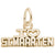 St.Maarten Charm in Yellow Gold Plated