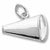 Megaphone charm in Sterling Silver hide-image