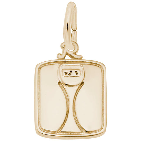 Scale Charm in Yellow Gold Plated