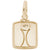 Scale Charm in Yellow Gold Plated