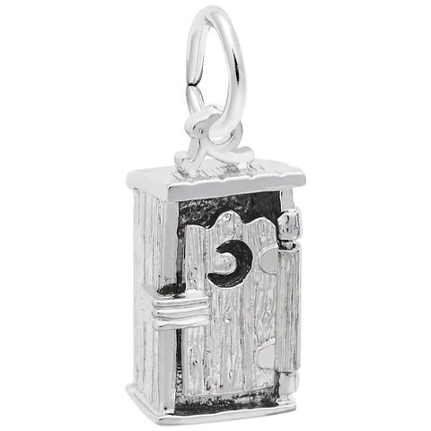 Outhouse Charm In 14K White Gold