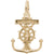 Mariners Cross Charm in Yellow Gold Plated