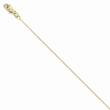 10K Yellow Gold Diamond-Cut Wheat Chain