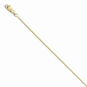 10K Yellow Gold Diamond-Cut Wheat Chain