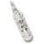 Mzuzah charm in 14K White Gold hide-image