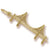 Golden Gate Bridge Charm in 10k Yellow Gold hide-image