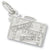 Suitcase charm in Sterling Silver hide-image