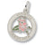 N. Carolina Azalea charm in 14K White Gold hide-image