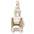 Suitcase charm in Yellow Gold Plated hide-image