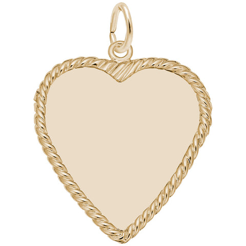 Disc Charm In Yellow Gold