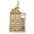 Charleston Row House charm in Yellow Gold Plated hide-image