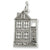 Charleston Row House charm in 14K White Gold hide-image