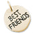 Tag- Best Friends charm in Yellow Gold Plated hide-image