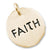 Tag- Faith charm in Yellow Gold Plated hide-image