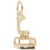 Telluride Moving Gondola W/Bot Charm In Yellow Gold