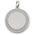 Filigree Disc charm in 14K White Gold hide-image