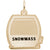 Snowmass Cable Car Charm in Yellow Gold Plated