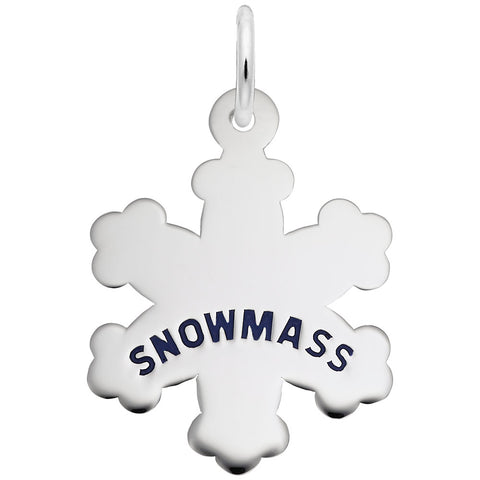 Snowmass Snowflakes Charm In Sterling Silver