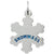 Snowmass Snowflakes charm in Sterling Silver hide-image