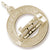 Nf Maid Of The Mist charm in Yellow Gold Plated hide-image