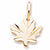 Maple Leaf Charm in 10k Yellow Gold hide-image